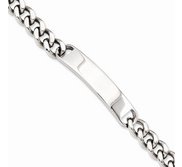 Custom Engraved Stainless Steel Men s Curb Link ID Bracelet