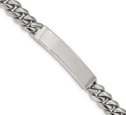 Custom Engraved Stainless Steel Men s Curb Link ID Bracelet