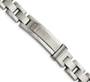 Custom Engraved Stainless Steel Men s Brushed ID Bracelet