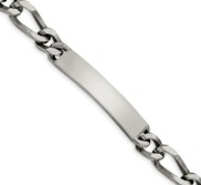 Custom Engraved Stainless Steel Men s Figaro Link ID Bracelet