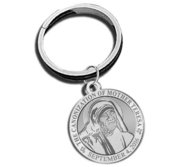 Canonization of Mother Teresa Commemorative Religious Engravable Embossed or Color Keychain