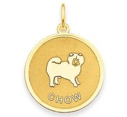 Chow Disc Charm or Pendant