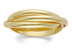 14K Yellow Gold Fancy Wedding Bands